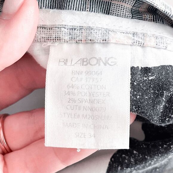 Billabong Mens Jimi Plaid Walkshorts Flat Front Mid-Length Green Size 34 - Picture 5 of 9